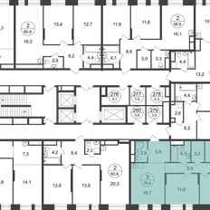 Квартира 78,4 м², 3-комнатная - изображение 2