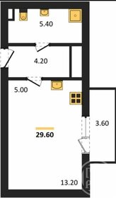 Квартира 29,2 м², студия - изображение 1