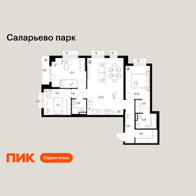 Квартира 81,8 м², 3-комнатная - изображение 1