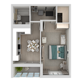 Квартира 39,4 м², 1-комнатная - изображение 1