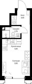 Квартира 22,5 м², студия - изображение 2