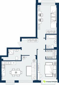 Квартира 73,7 м², 2-комнатная - изображение 1