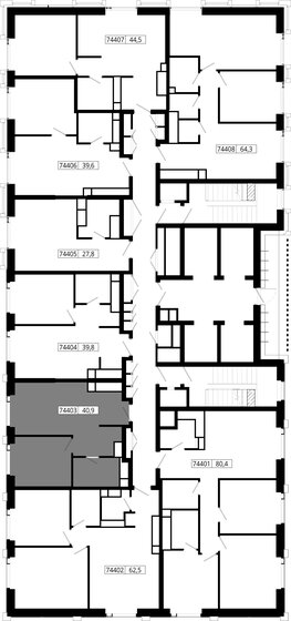 32 м², 1-комнатная квартира 18 500 000 ₽ - изображение 133