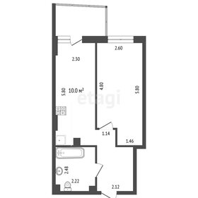 Квартира 38,9 м², 1-комнатная - изображение 1
