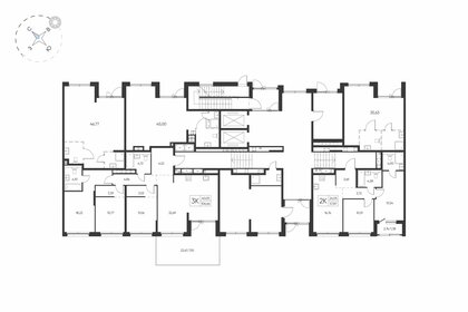 Квартира 106,7 м², 3-комнатная - изображение 2
