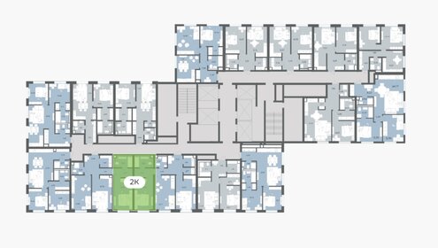 Квартира 69,3 м², 2-комнатная - изображение 2