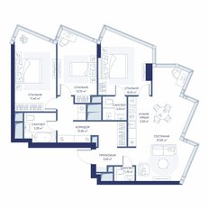 Квартира 105,2 м², 3-комнатная - изображение 2