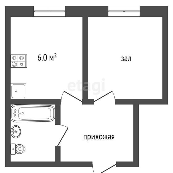 21,2 м², квартира-студия 2 550 000 ₽ - изображение 31