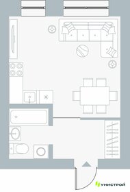 Квартира 28,9 м², 1-комнатная - изображение 1