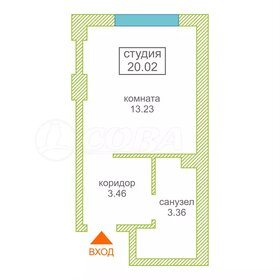 Квартира 20 м², студия - изображение 1
