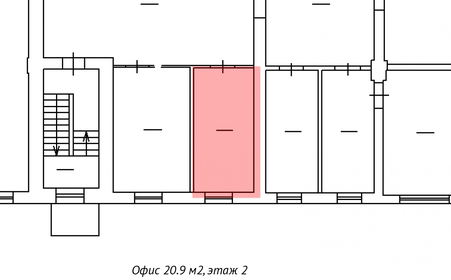 20,9 м², офис - изображение 5