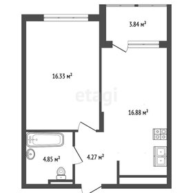 Квартира 46,2 м², 1-комнатная - изображение 1