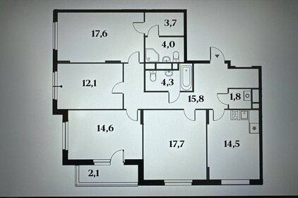 Квартира 108,2 м², 4-комнатная - изображение 1