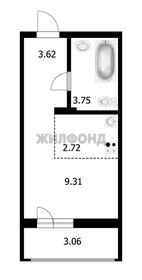 Квартира 19,5 м², студия - изображение 1