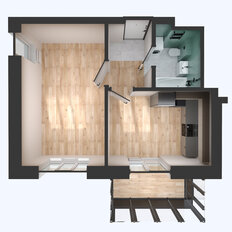 Квартира 42,9 м², 1-комнатная - изображение 5