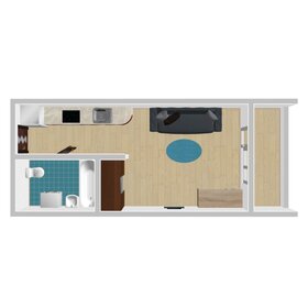Квартира 22,8 м², студия - изображение 1