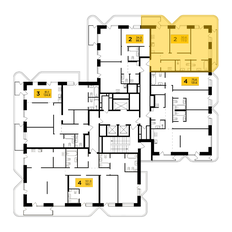 Квартира 77,8 м², 2-комнатная - изображение 2