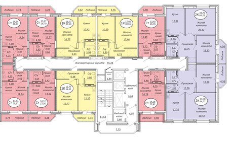 Квартира 27,4 м², студия - изображение 2