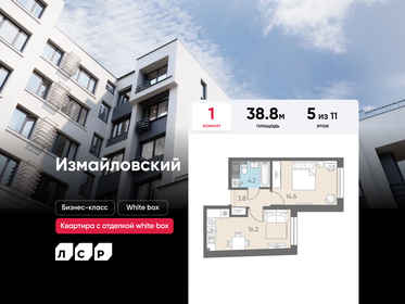 Квартира 38,8 м², 1-комнатная - изображение 1