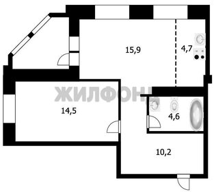 Квартира 50,1 м², 2-комнатная - изображение 1