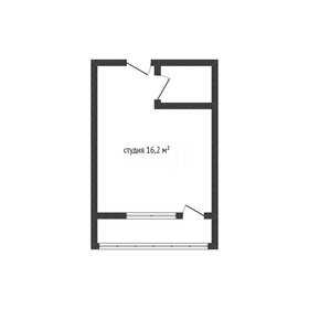 Квартира 16,2 м², студия - изображение 1