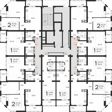 Квартира 71,7 м², 2-комнатная - изображение 2