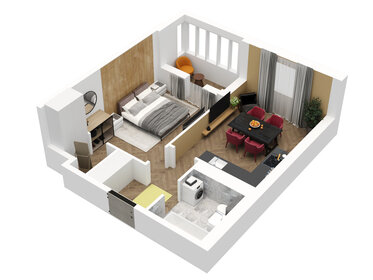 Квартира 45,6 м², 2-комнатная - изображение 2