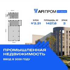 1427,6 м², производственное помещение - изображение 1