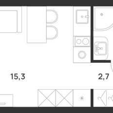 Квартира 20,9 м², студия - изображение 3