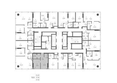 Квартира 37,9 м², 1-комнатная - изображение 3