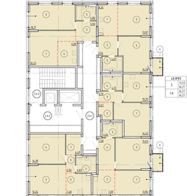 Квартира 36,3 м², 1-комнатная - изображение 1