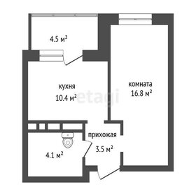 Квартира 39,3 м², 1-комнатная - изображение 1