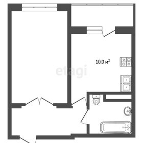 Квартира 39,5 м², 1-комнатная - изображение 1