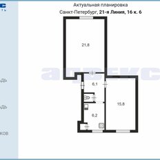 Квартира 50,4 м², 2-комнатная - изображение 2