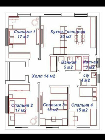 184 м² дом, 2,5 сотки участок 6 999 000 ₽ - изображение 45