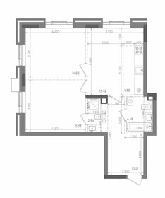 Квартира 65,9 м², 3-комнатная - изображение 1