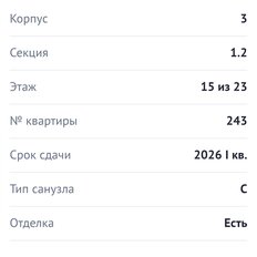 Квартира 24 м², студия - изображение 3