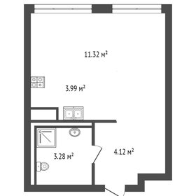 Квартира 21 м², 1-комнатная - изображение 1