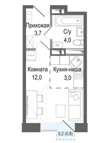 Квартира 23,2 м², студия - изображение 1