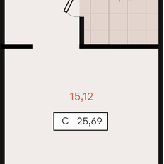 Квартира 25,7 м², студия - изображение 2