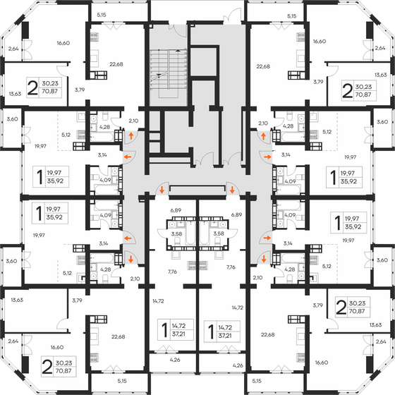 85 м², 3-комнатная квартира 20 000 000 ₽ - изображение 99