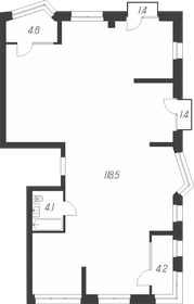 Квартира 134,2 м², 4-комнатная - изображение 1