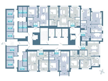 Квартира 54,6 м², 2-комнатная - изображение 2