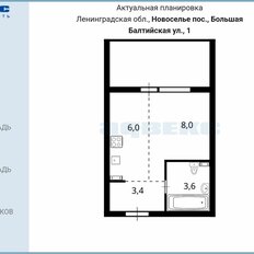 Квартира 24,5 м², студия - изображение 2