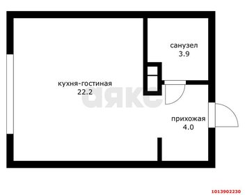 Квартира 34 м², студия - изображение 1