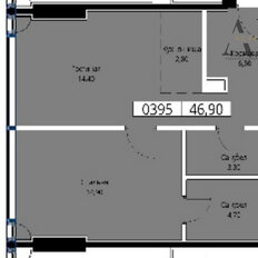 Квартира 36,5 м², 1-комнатная - изображение 1
