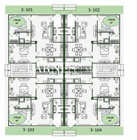 Квартира 178,1 м², 3-комнатная - изображение 1