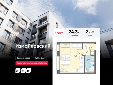 Квартира 24,3 м², студия - изображение 1