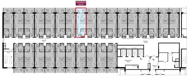 Квартира 33,1 м², студия - изображение 2