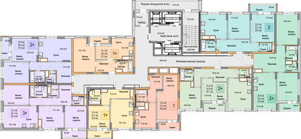 Квартира 37,5 м², 1-комнатная - изображение 2